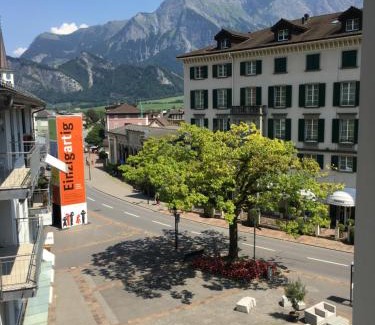 Bad Ragaz Apartment | Neptun 3: Centrally Located in Bad Ragaz with Balcony