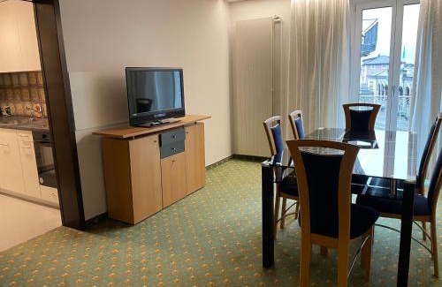 Bad Ragaz Apartment | Neptun 3: Centrally Located in Bad Ragaz with Balcony
