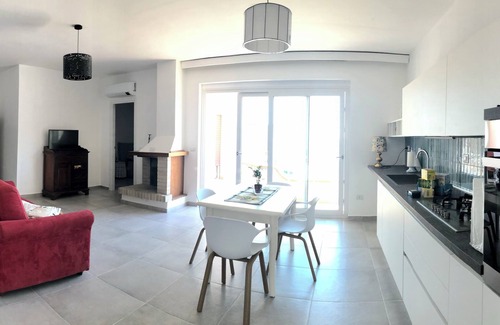 Furci Siculo Apartment | Spacious Apartment Near Taormina with Ocean View & Pool