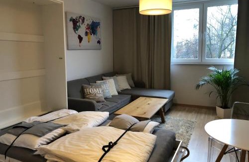 Ciechocinek Apartment | Guest Rated Nest Studio Ciechocinek: Pet & Child Friendly!