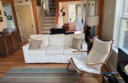 Chilmark House | Secluded Retreat with Outdoor Shower and Streamside Trail