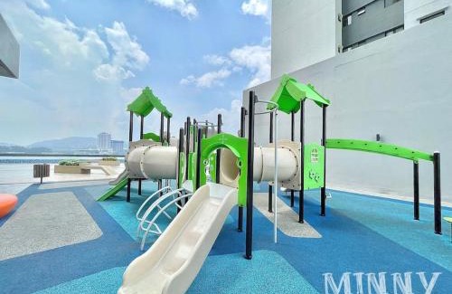 Cheras Apartment | Walk to MRT: Family-Friendly Stay with Pool Amenities