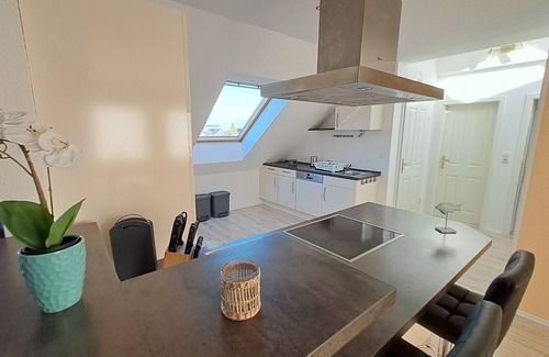 Schonberg Apartment | Family Apartment Ostsee-Möwe in Schönberg with Rooftop Terrace