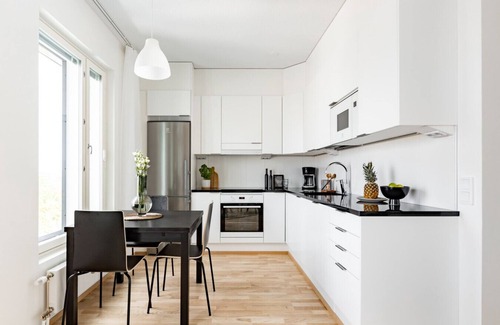 Tampere Apartment | New 1BR Apt with Sauna, Balcony & 11th Floor Views