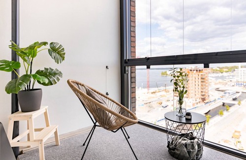 Tampere Apartment | New 1BR Apt with Sauna, Balcony & 11th Floor Views