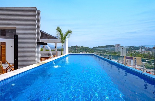 Manzanillo Apartment | Modern 2BR Apartment with Rooftop and Infinity Pool