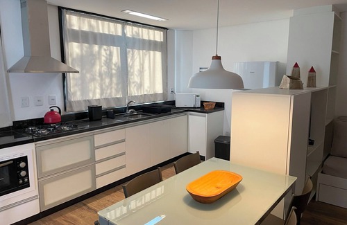 Centro Apartment | NEW APARTMENT in the center of Garopaba, with Private Terrace and Barbecue.