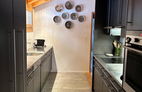 Pontresina Apartment | New apartment with breathtaking views, direct access to cross-country ski trails