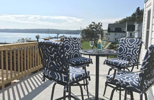 Onekama Condo | Top-Rated Condo on Portage Lake, Steps from Lake Michigan