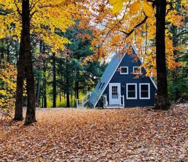 Tamworth Ski Chalet | Trendy A-Frame Retreat in Nature with Hot Tub Access