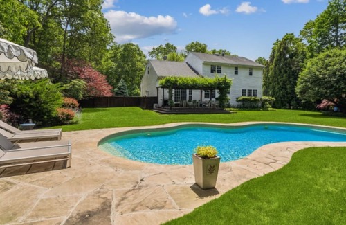 Westhampton House | Private Family Getaway: Heated Pool, Ocean View & Gym