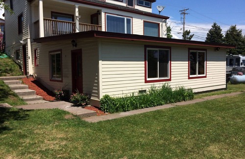 Grand Marais Apartment | Downtown Apartment: Walk Everywhere & Enjoy Pool Access