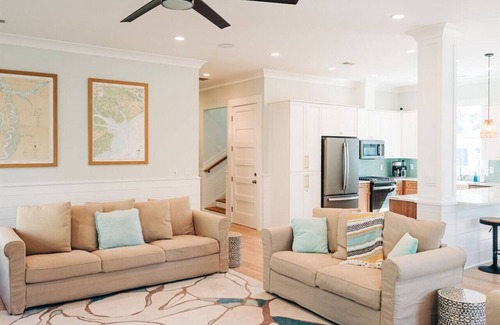 Edisto Island House | New Edisto Home: Breathtaking Views from 4 Sundecks