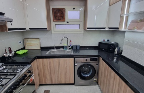 Monshat Nasr Apartment | New Furnished VIP 3BR Appt, near Genaina Mall, Nasr City, Cairo, in New Tower