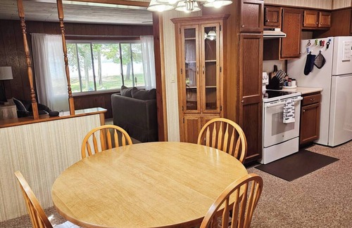 Kalkaska Cabin | New! Forrest's Cabin and Vivian's Cabin - Two Cabins with Private Lakefront and Dock!