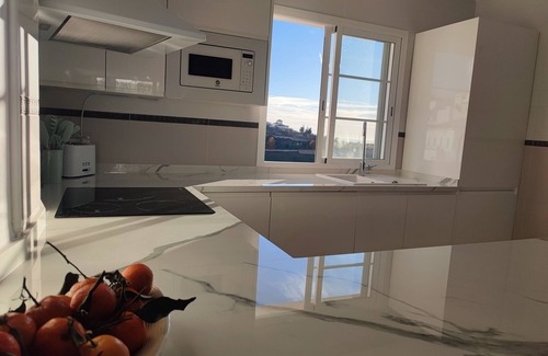 Competa Apartment | Romantic Retreat with Mountain and Sea Views, Private Jacuzzi
