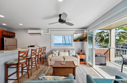 Wailua Condo | New! Kailani #213, Oceanfront, Sunrise and Moon Rise Views!