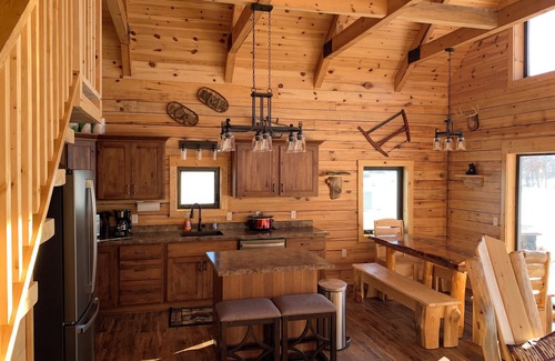 Long Prairie Cabin | Lakefront Log Cabin with Private Dock – Perfect Family Retreat
