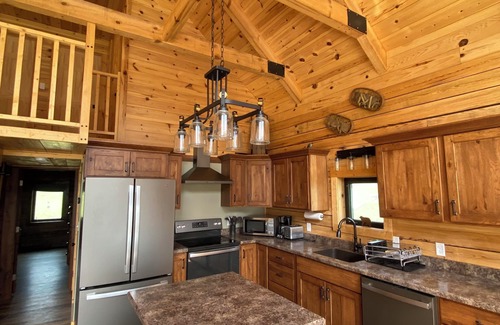 Long Prairie Cabin | Lakefront Log Cabin with Private Dock – Perfect Family Retreat