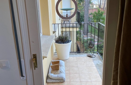 Calella de Palafrugell Condo | Spacious 2-Story Flat with Pool, Steps from the Beach