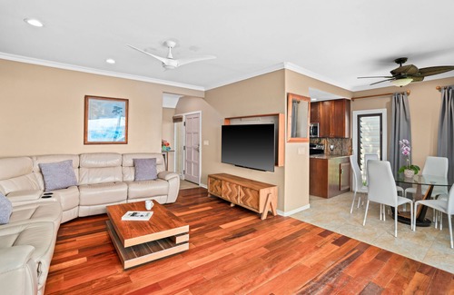 Lihue Condo | Oceanfront 2BR Retreat at Kaha Lani 223 with Pool & Spa