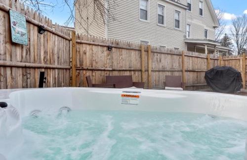 Laconia Apartment | Inviting Unit with Private Hot Tub and Ocean View Patio