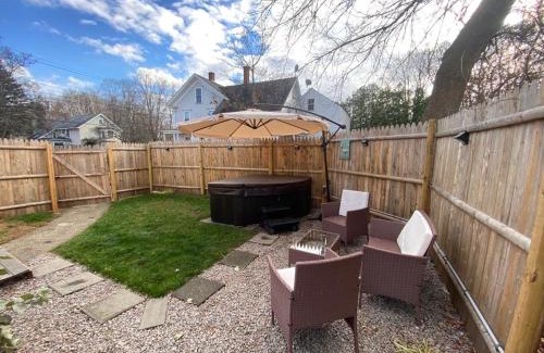 Laconia Apartment | Inviting Unit with Private Hot Tub and Ocean View Patio