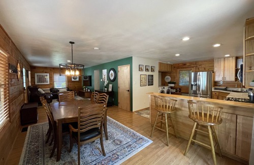 May Creek Cabin | Cozy Cabin Retreat with New Hot Tub & Great Guest Rating