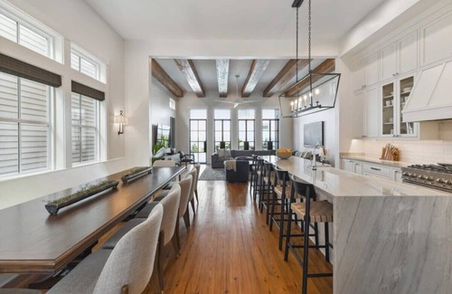 Faubourg Lafayette House | Elegant Home with Heated Pool and Inviting Hot Tub