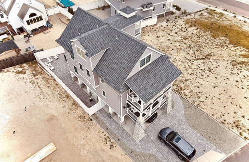 Normandy Beach House | Exquisite New Mantoloking Home Steps from Private Beach