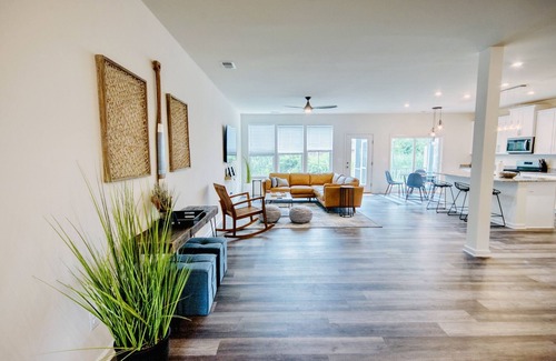 Millville House | Modern Beach Retreat with Pool & Ocean Views Near Bethany