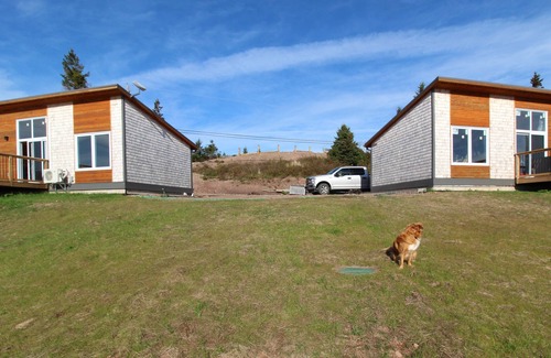Iona Cottage | Modern Cabin with Hot Tub Overlooking Bras d'Or in Iona