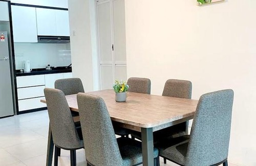 Central Seberang Perai Apartment | Modern 3-Room Suite for Families at Meritus Perai