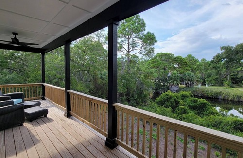 Alligator Point House | Modern Beachside Retreat with Ocean Views and RV Hookup