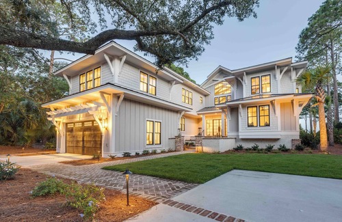Sea Pines House | Seaside Estate with Pool & Ocean View for 16 Guests