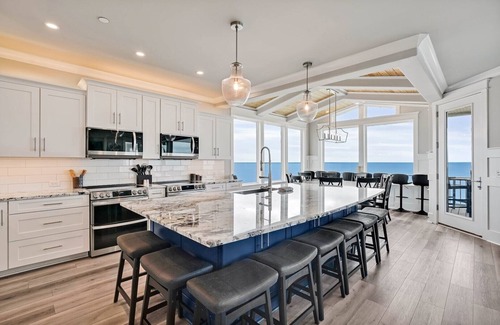 Yaupon Beach House | Oceanfront Retreat with Elevated Pool and Spa for 34 Guests