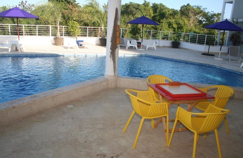 Boca Chica Apartment | OceanView Retreat: 1B/1B with Private Pool & Kitchen