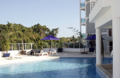Boca Chica Apartment | OceanView Retreat: 1B/1B with Private Pool & Kitchen