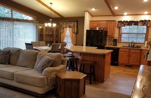 Springville House | Forest Retreat: 3-Bed Cabin with Pool & Top Guest Rating
