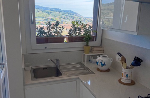Diano Marina Apartment | Modern Panoramic Apartment in Diano Castello with Kitchen