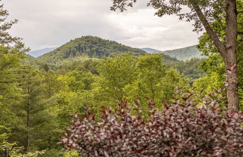 Robbinsville Cabin | New Pet Friendly Serene Smoky Mountain Cabin W/Hot Tub, Fire-Pit & Amazing Views