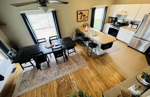 East Jordan House | Lake Charlevoix Retreat with Private Dock & Golf Cart Access