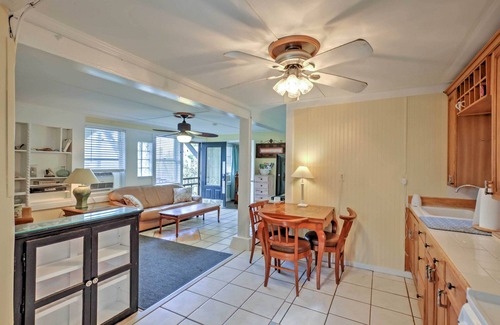 Boardwalk Apartment | NSB Getaway: Beach Access & Pet-Friendly Ocean Views
