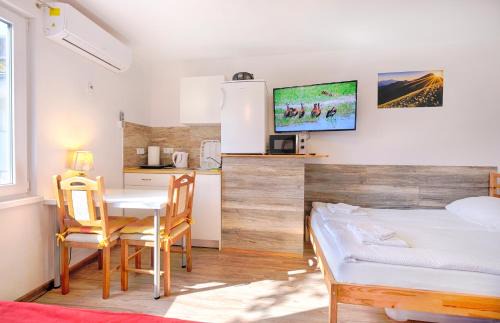 Ljubljana Apartment | Modern Studio with AirCon & Free Parking for Families