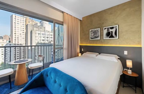 Vila Buarque Apartment | Modern Studio with Fast Internet, Near Metro & Great Amenities