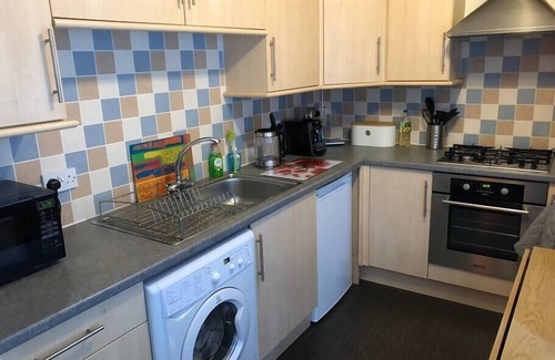 East Lothian Apartment | Modern 2BD Flat Steps from Dalkeith Town Centre