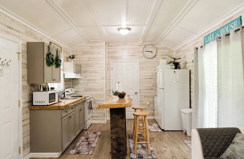Salt Lick Cabin | Exceptional Tiny Lake Home with Pool & Kid-Friendly Amenities