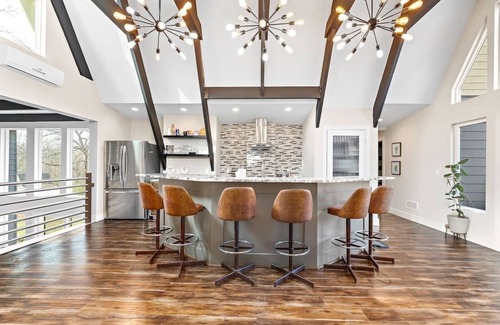 Independence House | NEW! Unique 4BR Into The Woods | Fire Pit