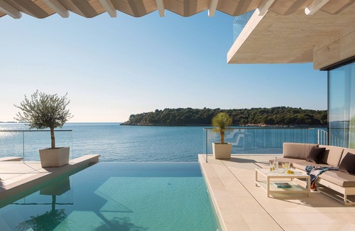 Stikovica Villa | Beachfront Villa: Guest Rated 10/10 with Ocean View Amenities