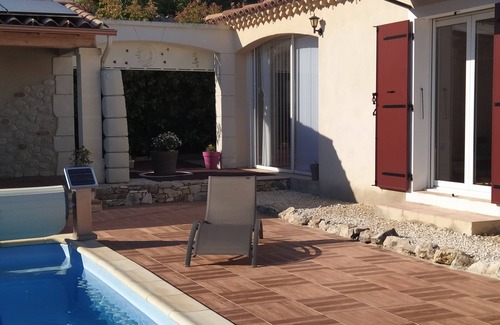 Serviers-et-Labaume House | Beautiful Villa in Countryside with Pool and Ocean Views